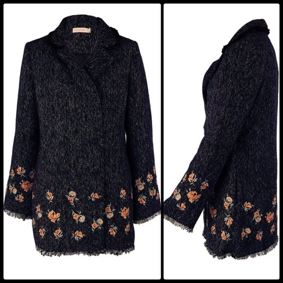 STEVIE MAY 🌸 Realisation Tweed Coat NWOT - Picture 3 of 3